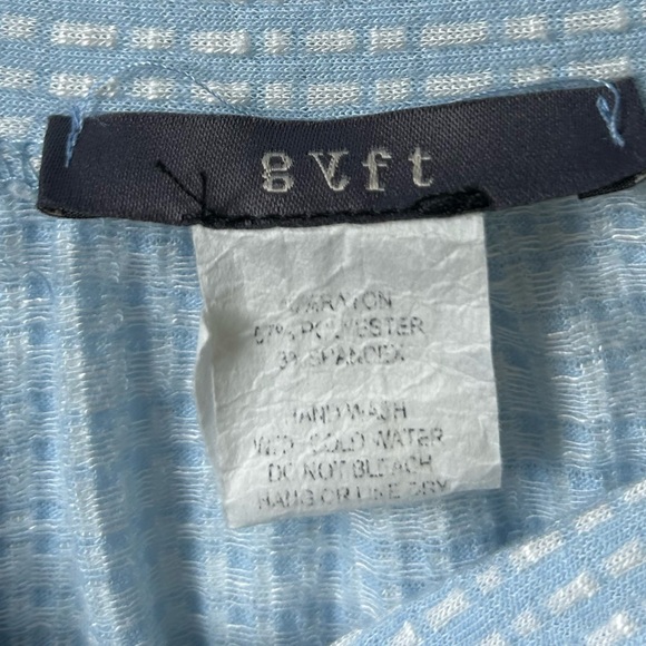 Chic Blue Cap Sleeve Blouse with Tie Front. Officecore. Wear to Work. Career. - Picture 3 of 6